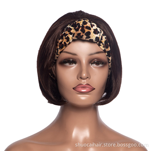 Hot Selling Headband Wigs for Black Women Synthetic Short Afro Kinky Curly Wigs headband wig for women Baby Hair For Black Women